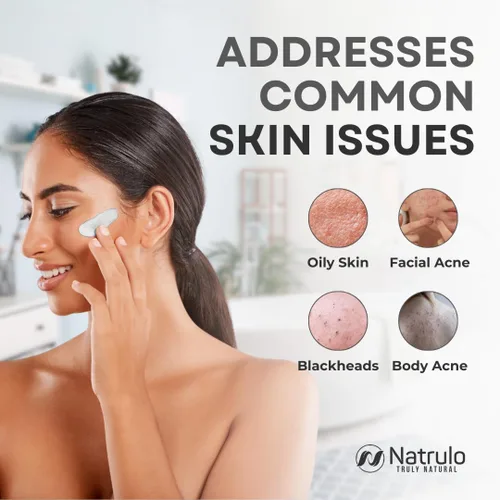 Vista 5 de Mascarilla facial de carbón – Mascarilla negra natural con arcilla de bentonita – Limpieza profunda, removedor de puntos negros, reductor de poros