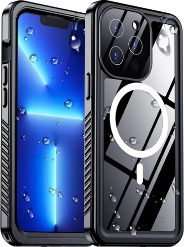 Vista 32 de Funda impermeable para iPhone 12, impermeable, antideslizante, a prueba de golpes, para iPhone 12, color negro
