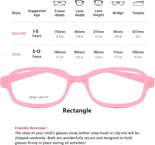 Vista 36 de AQWANO Children Optical Glasses Frame tr90 Flexible Bendable One-piece Safe Eyeglasses Girls Boy
