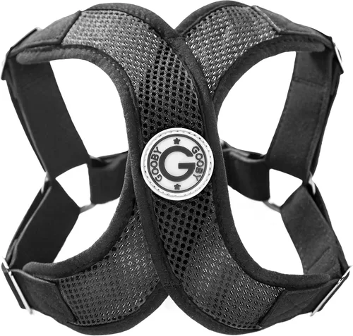 Vista 12 de gooby Choke última intervensión Perfect Fit Active X step-in sintético Piel de Cordero. Soft Arnés para perros pequeños, L, Hunter Green