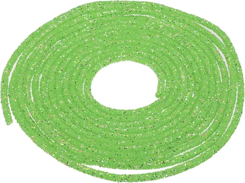 Vista 32 de MECCANIXITY Cuerda de lentejuelas con purpurina de 2.5 yardas, 6mm, 0.24 pulgadas, cuerda de tubo de lentejuelas con diamantes de imitación