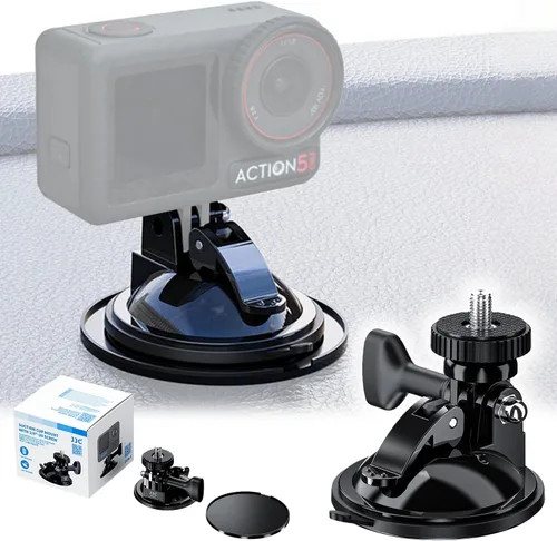 Vista 12 de JJC Soporte de montaje magnético con tornillo de 1/4"-20 para DJI Osmo360 Action 5 Pro 4 3 para Insta360 X5 X4 X3 Ace, Pocket 3 OSMO360, base
