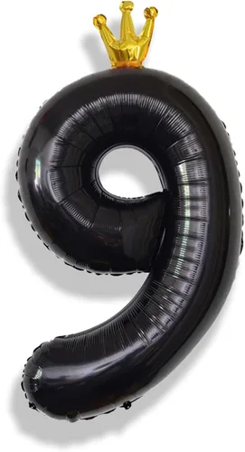 Vista 53 de Globos de Sirena Número 0 de 40 Pulgadas, Juego de Globos de Números Grandes Morado Verde Azulado Arcoíris 0-9, Globos de Números de Papel