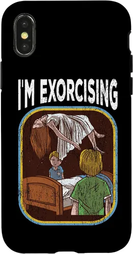 Vista 5 de Funda de nostalgia vintage de película de terror para iPhone 16