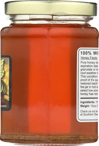Vista 7 de SOUTHERN SWEET BEE Miel de flores silvestres, 12 oz