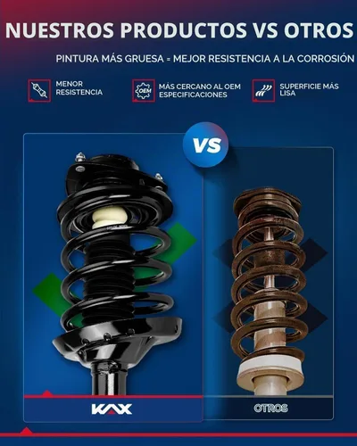 Vista 4 de KAX Amortiguadores y Puntales Delanteros Completos para CR-V 2007 2008 2009 2010 2011 2012 2013 2014 272492 272491 Puntales con Conjuntos