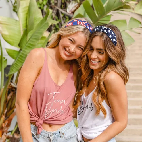 Vista 7 de Huachi Bandas para la cabeza con bandera americana para mujeres, anudadas, accesorios de diadema del 4 de julio para mujeres, banda patriótica