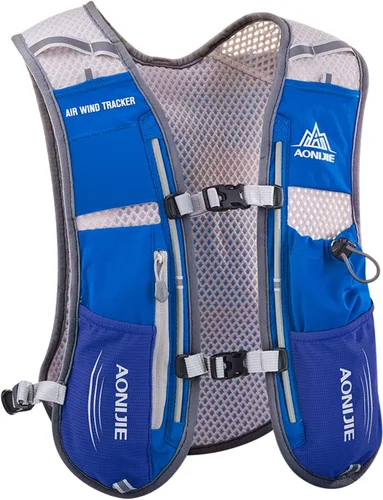 Vista 10 de AONIJIE Hydration Vest Pack Backpack 5L 5.5L Marathoner Running Vest Race Hydration for Women and Men Trail Run Hiking Jogging