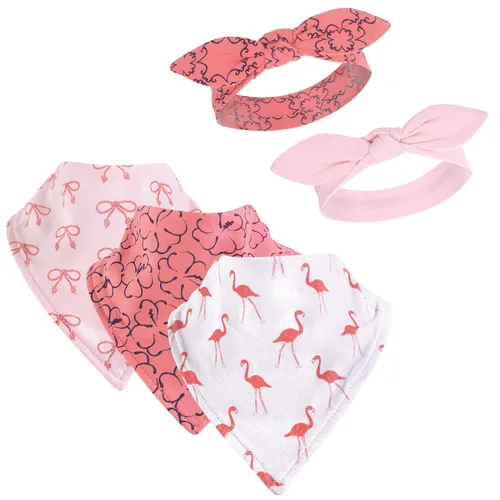 Vista 10 de Yoga Sprout Juego de babero y accesorios de bandana, 5 piezas, flechas