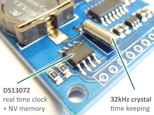 Vista 4 de CANADUINO® Mini registrador de datos DS1307, Micro SD, batería de respaldo, I2C, SPI