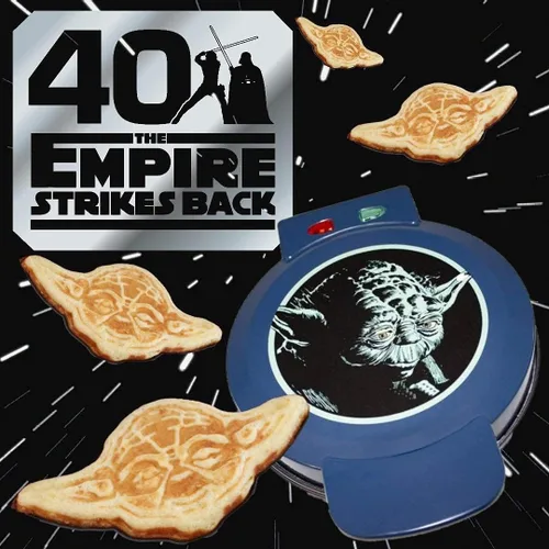 Vista 5 de Uncanny Brands Máquina de gofres Yoda de Star Wars