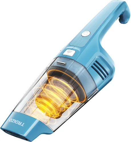 Vista 7 de TROIZO Aspiradora de Mano Inalámbrica, 14500PA de Potente Succión con Motor Sin Escobillas, Aspiradora de Mano Recargable y Portátil para Coche