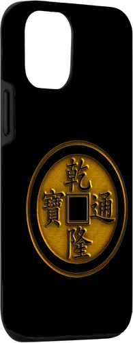 Vista 3 de iPhone 12/12 Pro I Ching Coin Chinese Lucky Charm Fortune Success Money Magic Case