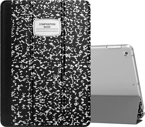 Vista 26 de MoKo Funda para iPad 9.7 2018/2017 de 5ª / 6ª Generación - Funda delgada y ligera con soporte para Smartphone con parte trasera translúcida