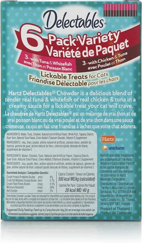 Vista 3 de Hartz Lickable - Sobres de alimento para gatos