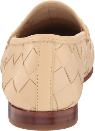 Vista 3 de Sam Edelman Mocasines Loraine Glitz para mujer, Eggshell Woven