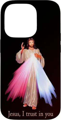 Vista 17 de Funda para iPhone 13 Pro Max Jesús con la que confío en ti Divina Misericordia Misericordiosa Jesús