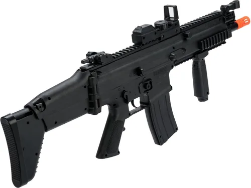 Vista 2 de Evike Airsoft - FN Herstal - Rifle de Airsoft con licencia AEG Scar-L estilo Airsoft y pistola de Airsoft estilo FNS-9 por Cybergun