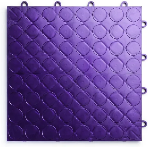 Vista 8 de Big Floors RaceDeck - Azulejos de garaje, suelo de garaje entrelazado, baldosa modular de copolímero antideslizante de alta resistencia, fácil