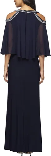 Vista 2 de Alex Evenings Women's Cold Shoulder Popover Dress