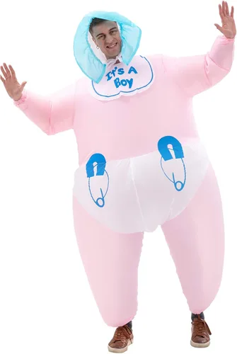 Vista 3 de VURPOKSI Inflatable Costume for Adult,Fancy Dress Party Halloween Blow Up Costume,Funny Christmas Costume