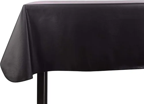 Vista 24 de Yourtablecloth - Mantel de vinilo de alta resistencia rectangular o cuadrado – calibre 6 – parte trasera de franela – mantel lavable