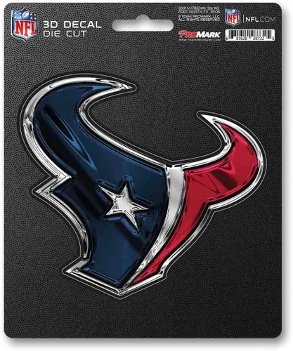 Vista 21 de FANMATS Calcomanía 3D de NFL Auto NFL