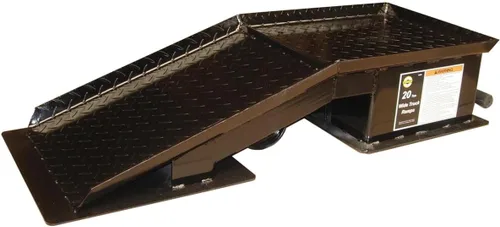 Vista 2 de Omega 93201 Rampa ancha negra para camión, capacidad de 20 toneladas