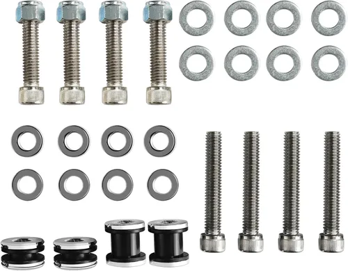 Vista 4 de TCT-MOTORPARTS Kit de herramientas de acoplamiento de barra Sissy para Harley Fat Boy Softail Deluxe FLSTF FLSTFBS FLSTFB 2008-2017 Compatible
