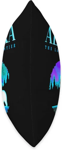 Vista 2 de Alaska - Almohada de oso polar con diseño de oso polar de Alaska, 16.0 x 16.0 in, multicolor