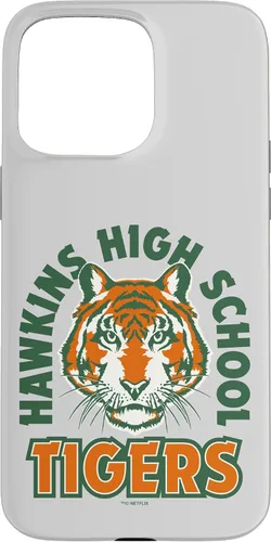 Vista 28 de Funda con logotipo de Stranger Things Hawkins High School Tigers para iPhone 16