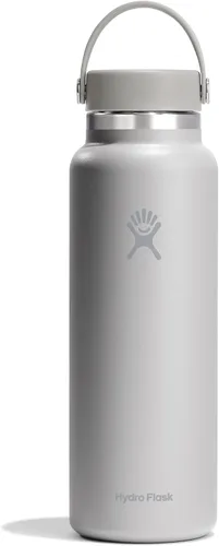 Vista 15 de Hydro Flask Botella de agua – Acero inoxidable aislado – Tapa flexible de boca ancha, antiderrames, a prueba de fugas y recargable en agave de 20