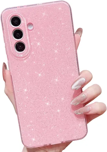 Vista 73 de MINSCOSE Funda compatible con Samsung Galaxy A14 5G, bonita funda delgada con purpurina fina, a prueba de golpes, de TPU para mujeres y niñas