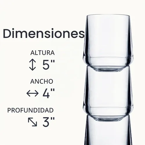 Vista 6 de Vaso de vino Drinique Ámbar