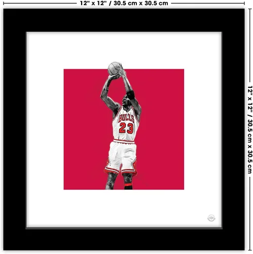 Vista 6 de Trends International Gallery Pops Michael Jordan - Póster artístico de pared de 12 x 12 pulgadas, versión de marco negro