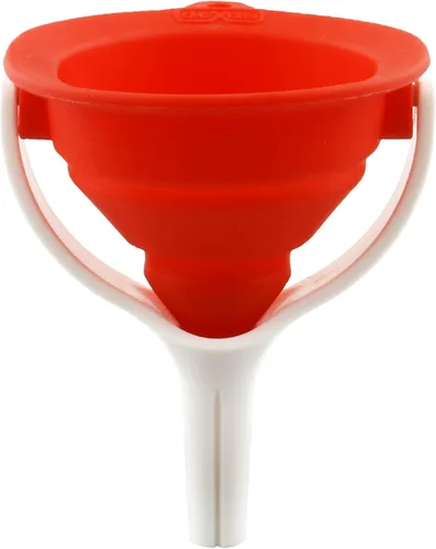 Vista 7 de Dexas POP - Embudo de silicona plegable pequeño, 2.5 pulgadas de diámetro, color gris