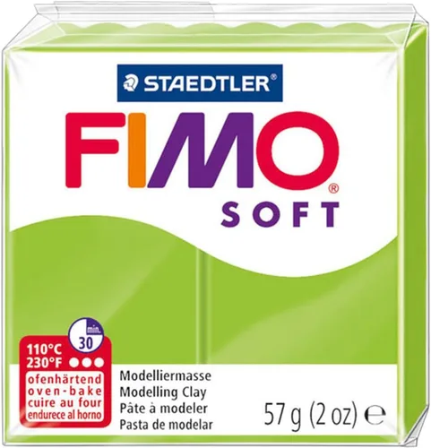 Vista 2 de FIMO Arcilla para modelar horno de polímero suave, 2.01 oz, juego de 6 unidades, colores tropicales