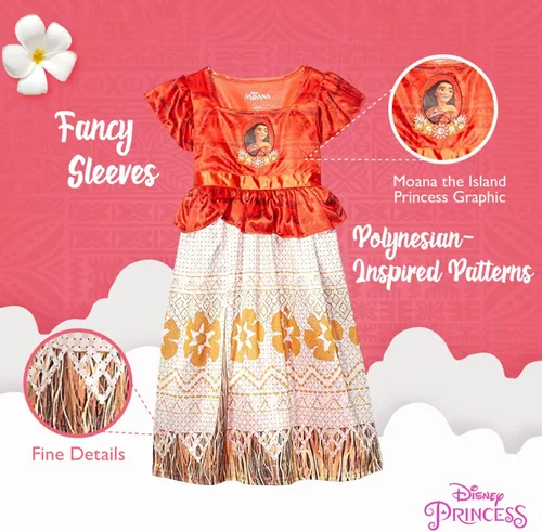 Vista 4 de Disney Camisón de princesa de fantasía para niña