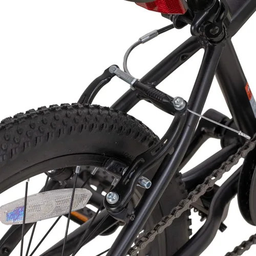 Vista 7 de HILAND - Bicicletas de montaña para niños de 20 pulgadas para niños y niñas de 5 años en adelante, bicicletas de una sola velocidad con frenos