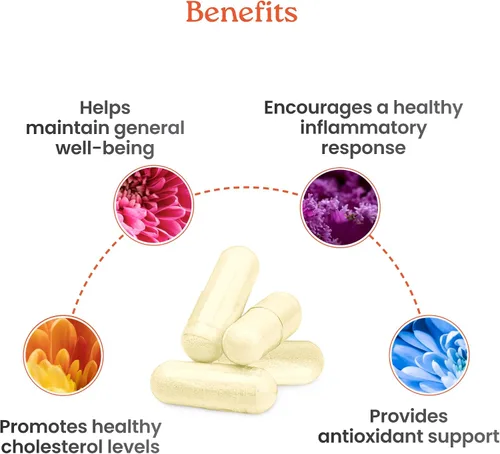 Vista 2 de NewLife Naturals Suplementos de bergamota cítrica de 500 mg - Salud del corazón - Suplemento para el bienestar y el envejecimiento - Fórmula