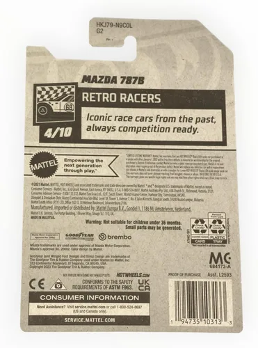 Vista 2 de Hot Wheels Mazda 787B, Retro Racers 4/10 [rojo] 28/250