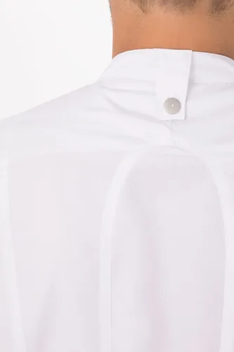 Vista 7 de Chef Works Abrigo de chef Bristol Signature Series para hombre