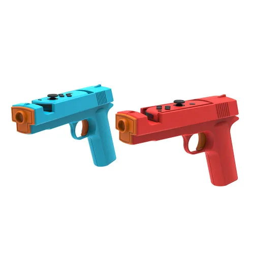 Vista 3 de 2 PCS Switch Game Gun Grip for Nintendo NS OLED,Shooting Games Controller Gamepad Joypad,Video Games Console Accessories