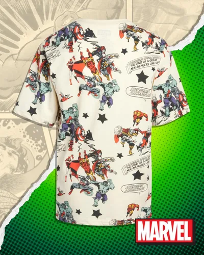Vista 4 de Marvel Spider-Man - Camisetas de manga corta con cuello redondo y manga corta para niños (talla 10-16)