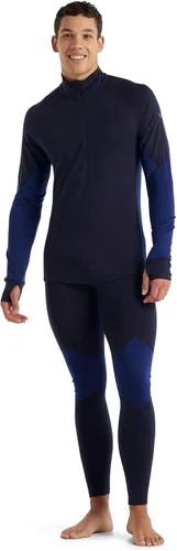 Vista 3 de Icebreaker Leggings de capa base merino de 260 zonas Negro Azul