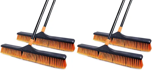 Vista 8 de CLEANHOME - Escoba de empuje de 24 pulgadas para exteriores, para tienda, cubierta, garaje, hormigón