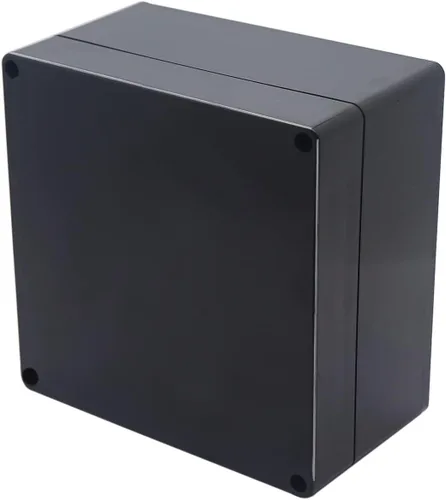 Vista 10 de Caja de proyecto IP65 Caja de conexiones impermeable ABS cajas eléctricas negras para bricolaje, Estuche electrónico para proyectos de energía, Caja