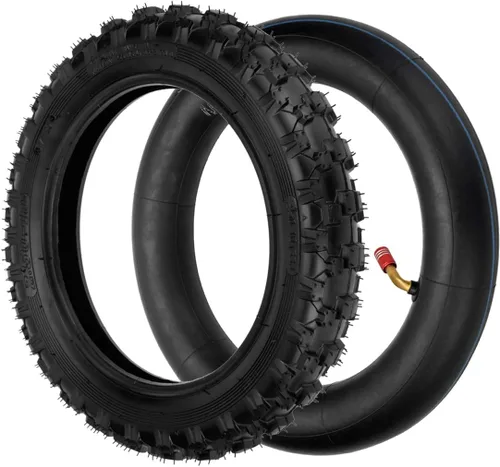 Vista 7 de FVRITO Neumático y tubo interior para motocross 2.50-10 compatible con XR50 CRF50 QG-210 Baja DR49 TaoTao DB10 PW50 JR50 DR-Z70 Pit Bike Motovox