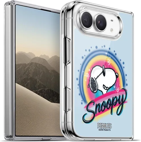 Vista 45 de Head Case Designs Funda de gel con licencia oficial de Peanuts Beach Surf Snoopy Boardwalk Airbrush [protección de grado militar] compatible
