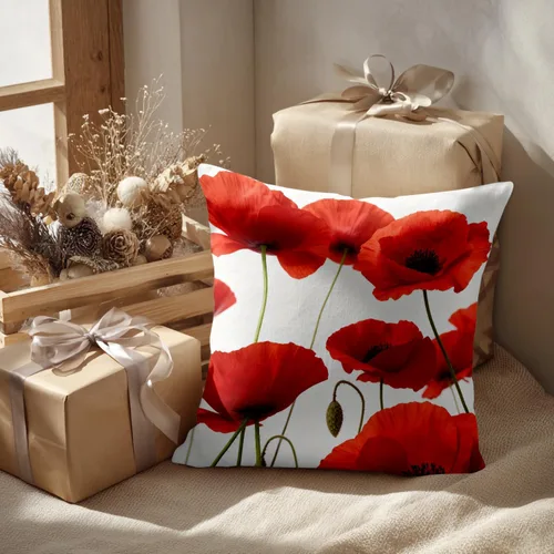 Vista 85 de Batmerry Autumn Pumpkin Templeton Throw Pillow Covers, Green Leaves Paths Forests Decorative Pillow Covers Digital Printing Blended for Couch Sofa